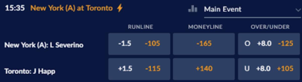 mlb odds 2